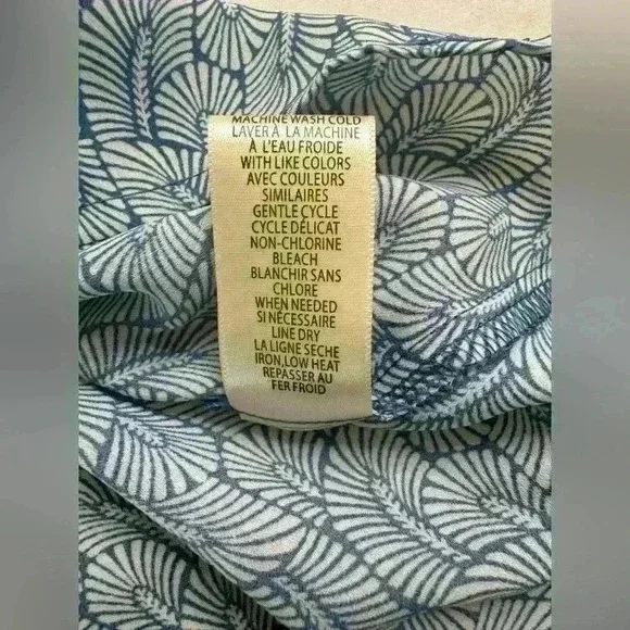 NWT Max Studio Crepe Tie Front Ruffle Sleeve Peasant Kimono Elastic Waist Blouse - Picture 9 of 10